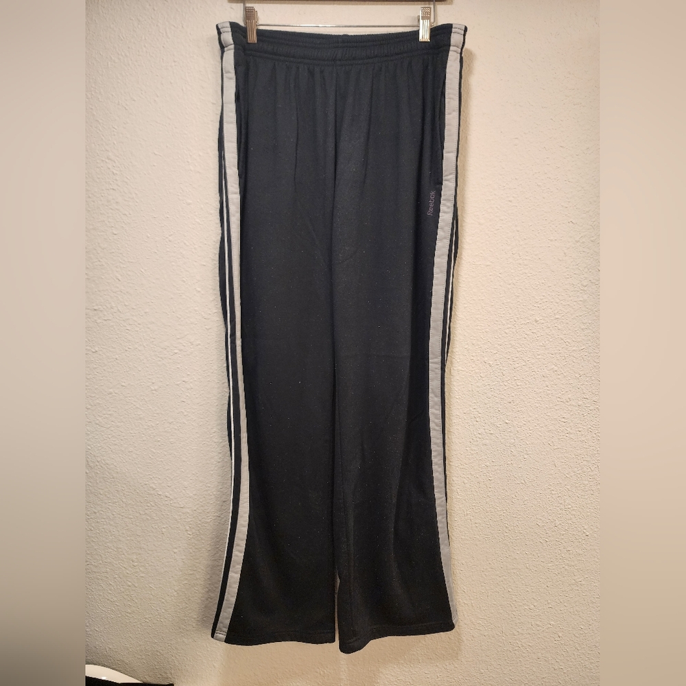 Reebok Black Joggers with Blue Tag